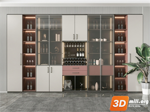 Wine cabinet Skp Files